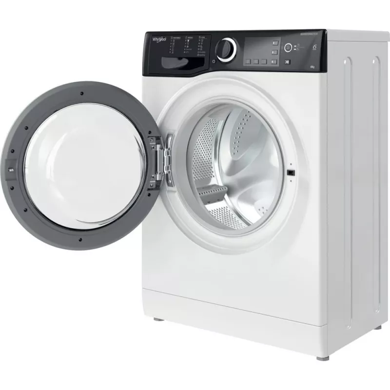 Whirlpool WRBSB 6249 S EU práčka s predným plnením 6 kg 1151 ot/min čierna, biela