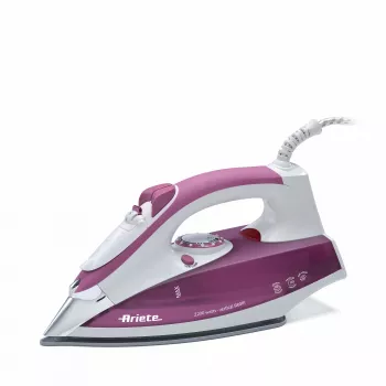 Ariete 6215 naparovacia žehlička, 2200 W, nerezová žehliaca plocha, 0,28 L, fialová/biela