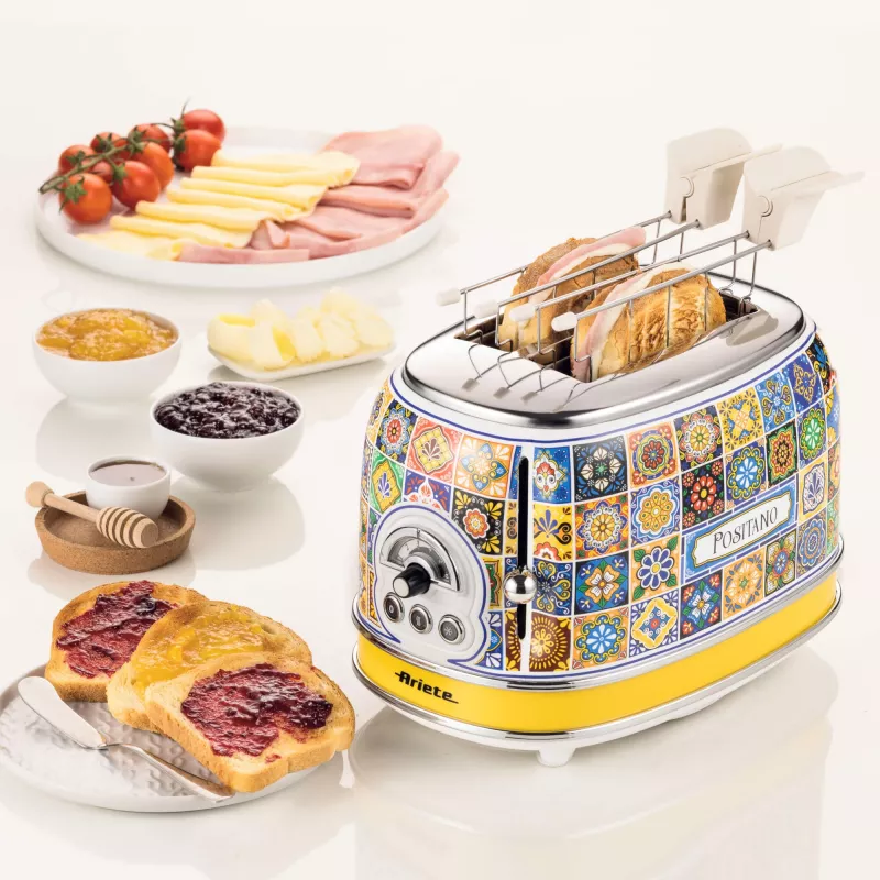 Ariete 0155/0P 6 2 plátky 810 W modrá, žltá