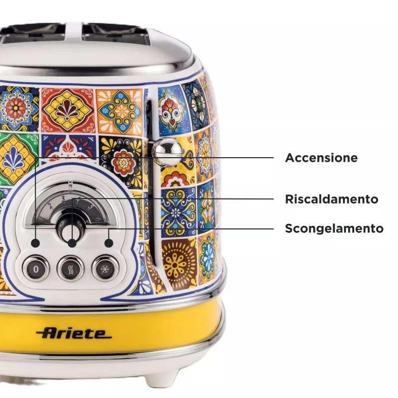 Ariete 0155/0P 6 2 plátky 810 W modrá, žltá