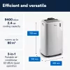 De’Longhi PAC EM82 prenosná klimatizácia 63 dB 1000 W biela