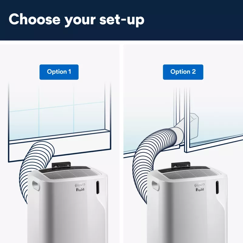 De’Longhi PAC EM82 prenosná klimatizácia 63 dB 1000 W biela