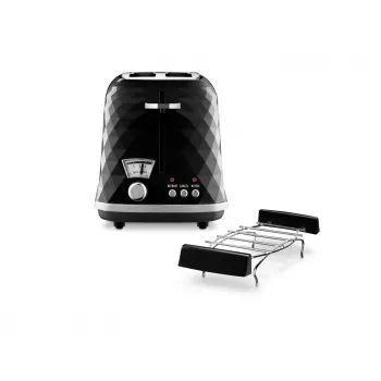 De’Longhi Brilliante 2 plátky 900 W čierny