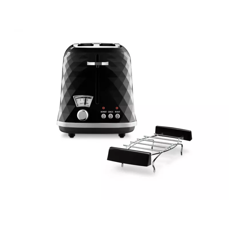 De’Longhi Brilliante 2 plátky 900 W čierny
