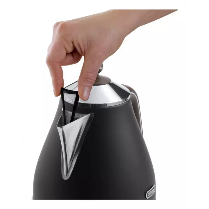 De’Longhi KBOV 2001.BK kanvica 1,7 l 2000 W čierna, hnedá