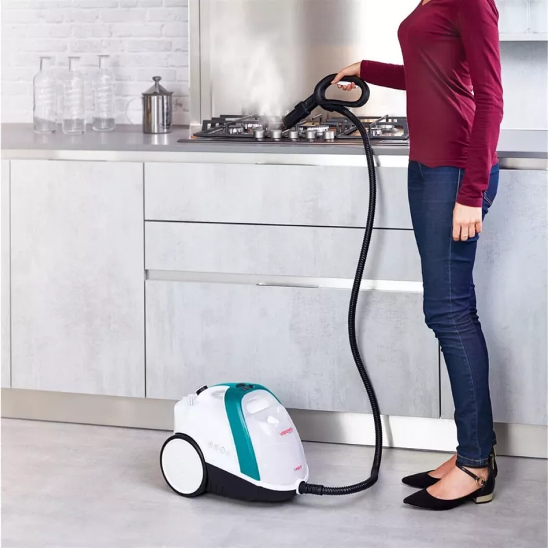 Polti Vaporetto Smart 100_T valcový parný čistič 1500 W modrý, biely