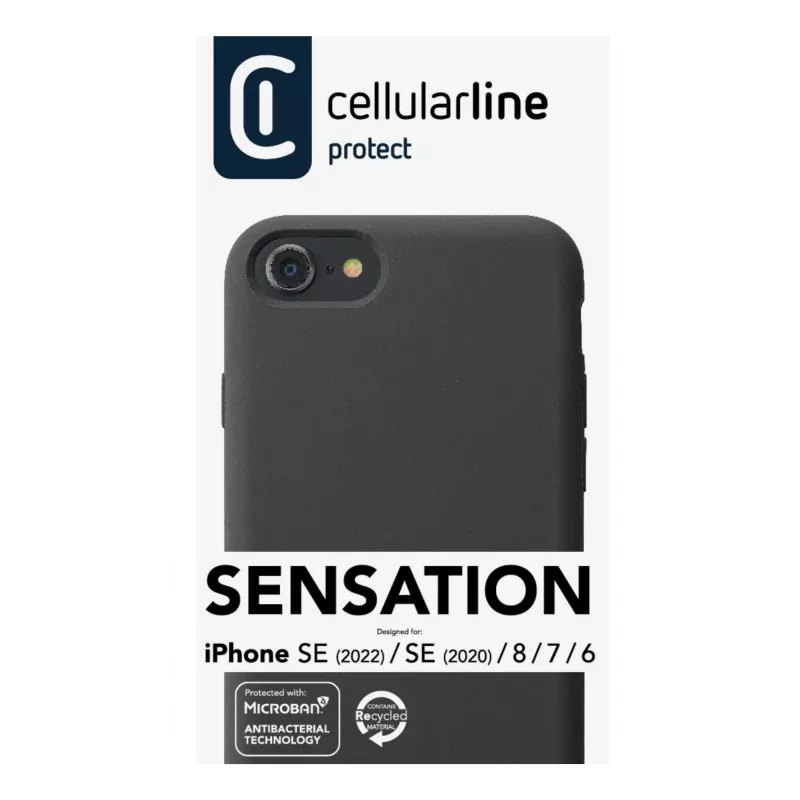 Cellularline Sensation - iPhone SE (2022)/SE (2020)/8/7/6 soft-touch silikónové puzdro