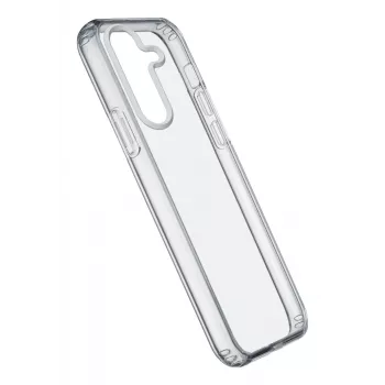 Cellularline Clear Protect – Galaxy S24 tvrdé puzdro s gumenými okrajmi