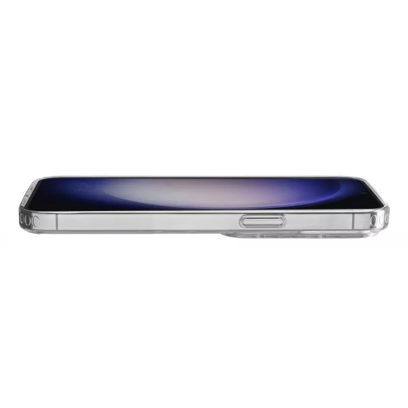 Cellularline Clear Protect – Galaxy S24 tvrdé puzdro s gumenými okrajmi