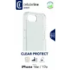 Cellularline Clear Protect - iPhone 16e/17e tvrdé puzdro s gumenými okrajmi