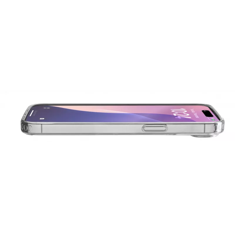 Cellularline Clear Protect - iPhone 16e/17e tvrdé puzdro s gumenými okrajmi