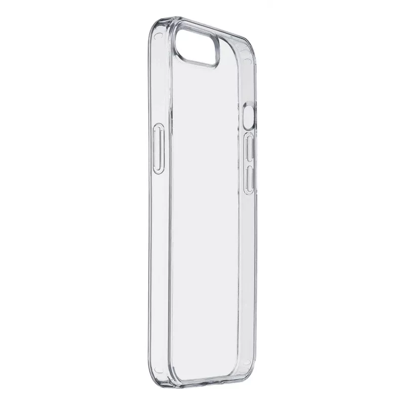 Cellularline Clear Protect - iPhone 16e/17e tvrdé puzdro s gumenými okrajmi