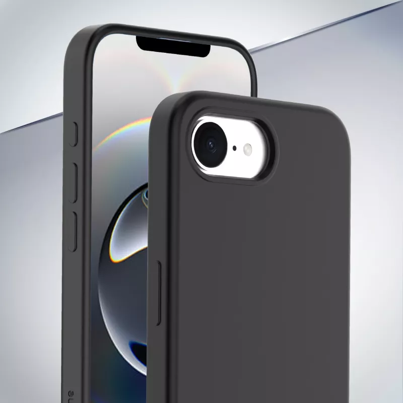 Cellularline Sensation - iPhone 16e/17e soft-touch silikónové puzdro s integrovanou antibakteriálnou Microban® technológiou
