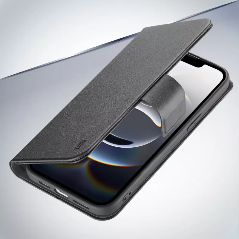 Cellularline Book Agenda - iPhone 16e/17e koženkové knižné puzdro s magnetickým uzáverom