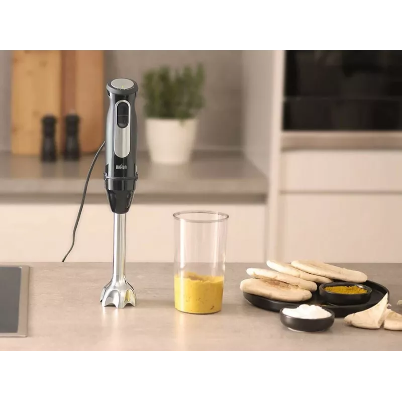 Braun MultiQuick 5 Pro 0,6 L tyčový mixér 1000 W čierny, strieborný
