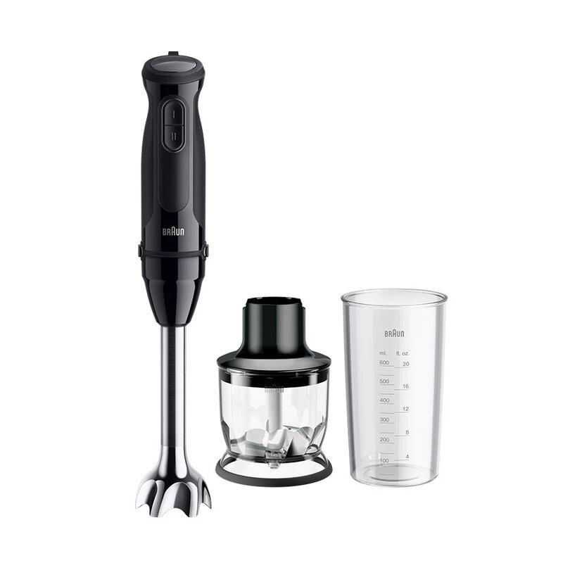 Braun MultiQuick 3 MQ30201M 0,6 l tyčový mixér 900 W čierny, saténová oceľ
