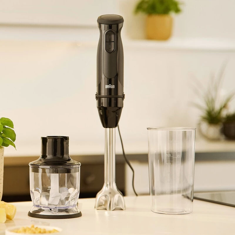 Braun MultiQuick 3 MQ30201M 0,6 l tyčový mixér 900 W čierny, saténová oceľ