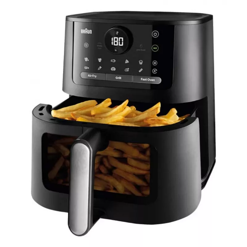 Braun HF 5075 samostatný stolový prístroj 2000 W teplovzdušná fritéza čierna, sivá