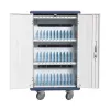 Techly I-CABINET-30DUTY prenosný vozík/skriňa na správu zariadení biela, modrá