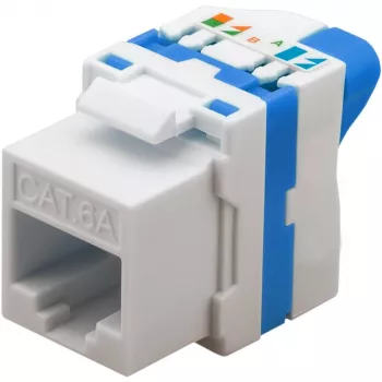 Techly CAT 6a KeyStone RJ45 konektor samica UTP nezatienený bez nástrojov IWP-MD C6A/UROTT