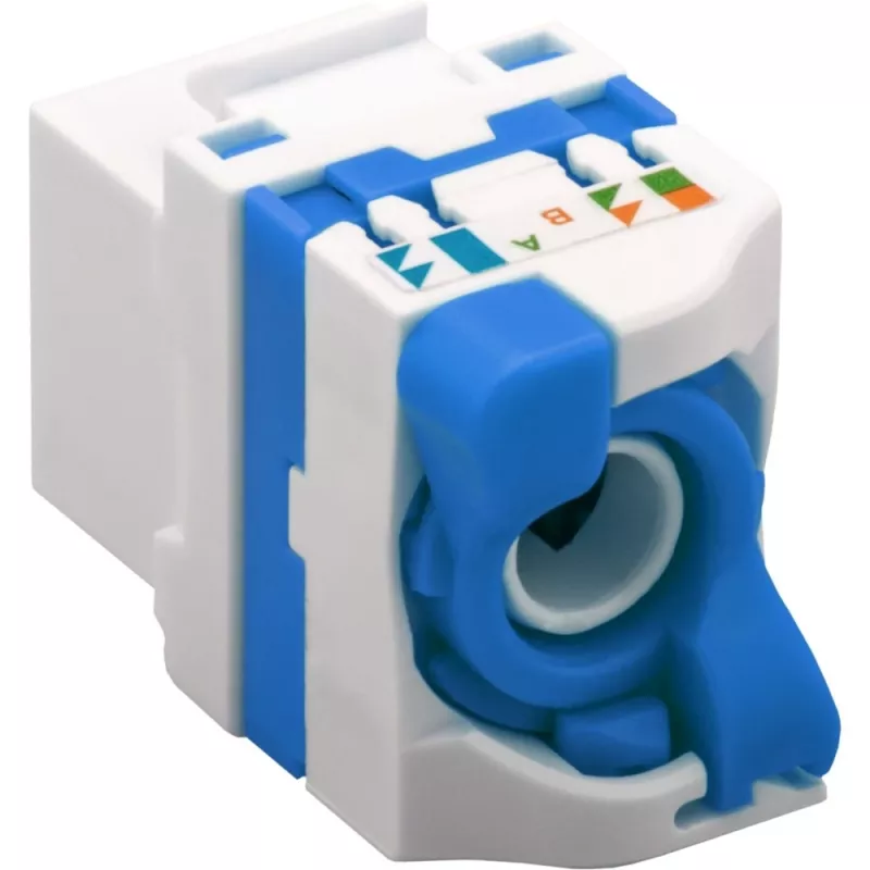 Techly CAT 6a KeyStone RJ45 konektor samica UTP nezatienený bez nástrojov IWP-MD C6A/UROTT