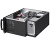 Techly Skriňa priemyselný rack 19/Desktop 4U Ultra Kompakt čierna I-CASE MP-P4HX-BLK6
