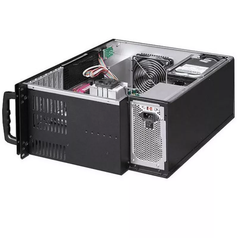 Techly Skriňa priemyselný rack 19/Desktop 4U Ultra Kompakt čierna I-CASE MP-P4HX-BLK6