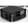 Techly Skriňa priemyselný rack 19/Desktop 4U Ultra Kompakt čierna I-CASE MP-P4HX-BLK6