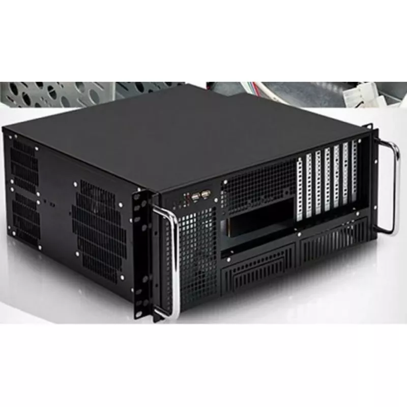 Techly Skriňa priemyselný rack 19/Desktop 4U Ultra Kompakt čierna I-CASE MP-P4HX-BLK6