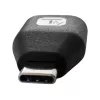 Techly USB-C konektor samec na USB-A konektor samica adaptér čierny, USB A, USB C, čierny