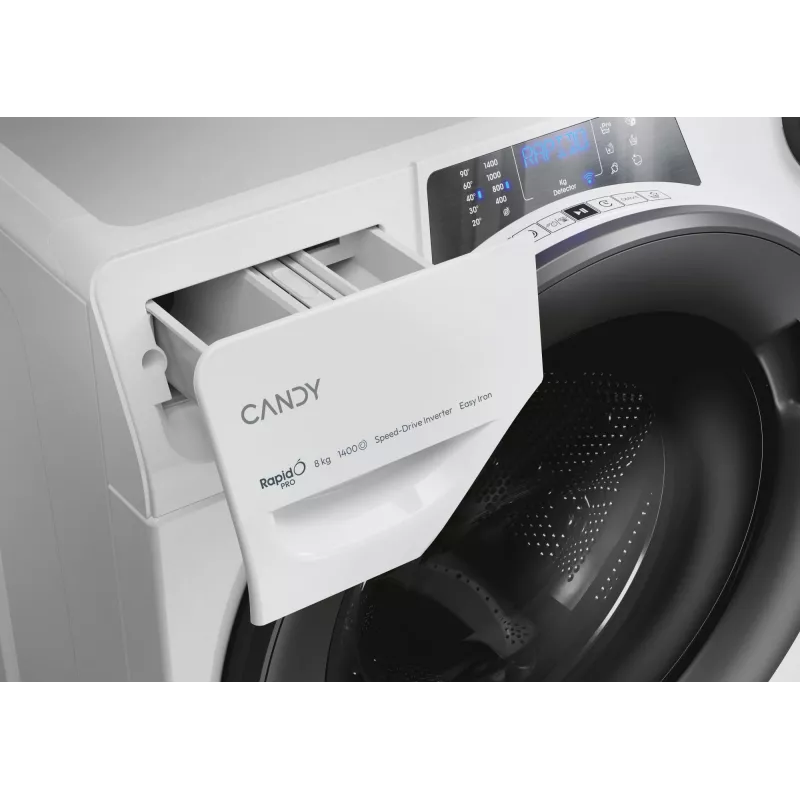 Candy RapidÓ PRO RP 486BWMR/1-S práčka s predným plnením 8 kg 1400 ot/min biela
