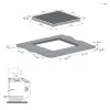 Candy CDTP644SC/E1 čierna vstavaná 59 cm indukčná varná doska 4 varné zóny