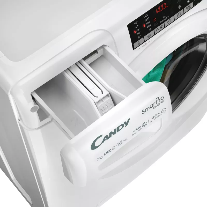 Candy Smart Pro Inverter CO 474TWM6/1-S práčka s predným plnením 7 kg 1400 ot/min biela