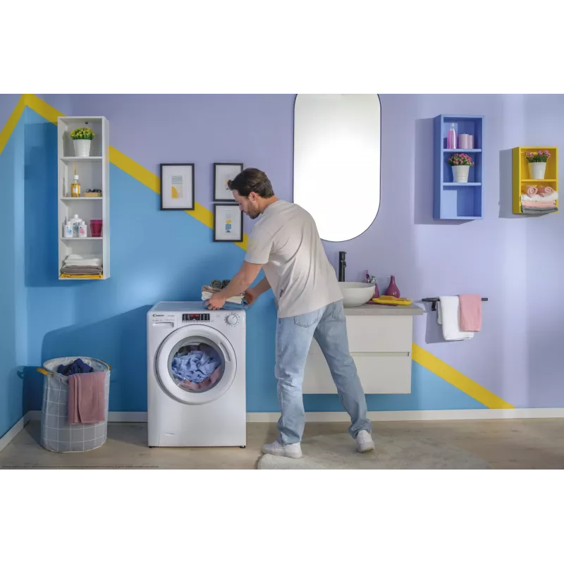 Candy Smart Pro Inverter CO 474TWM6/1-S práčka s predným plnením 7 kg 1400 ot/min biela