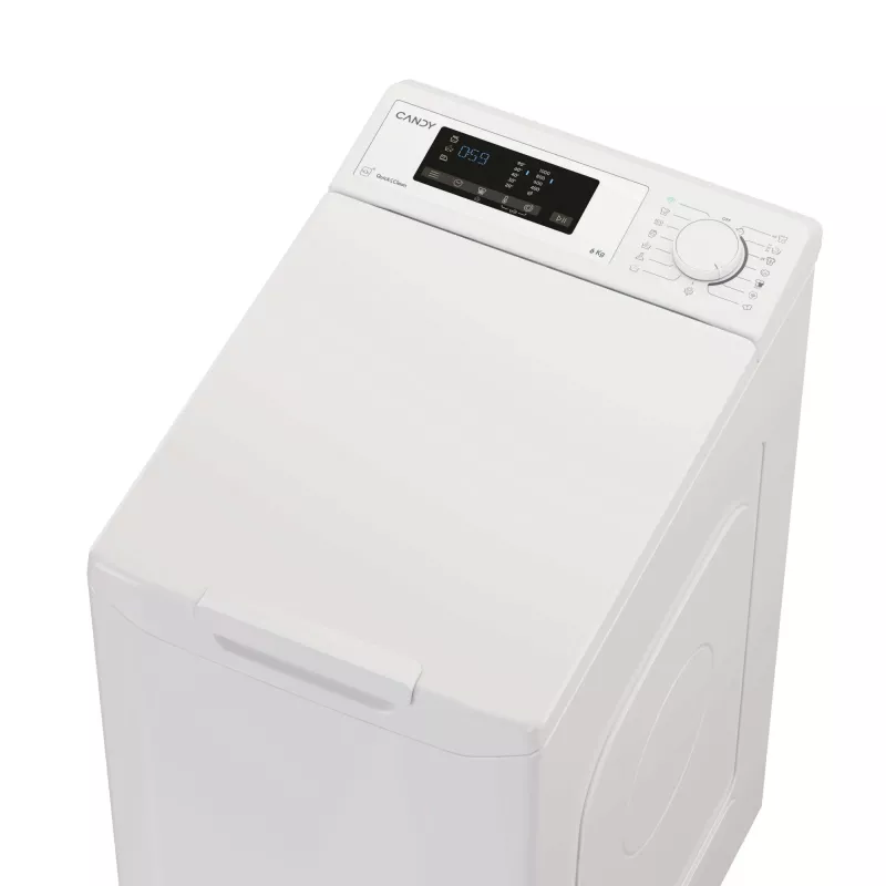Candy TCA063D3-S práčka s horným plnením 6 kg 1000 ot/min biela