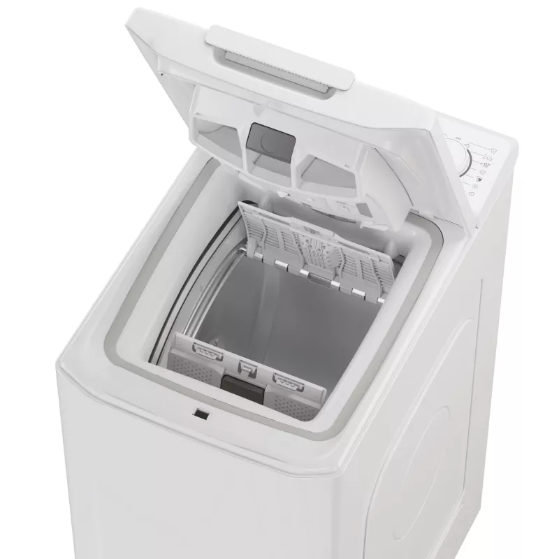 Candy TCA063D3-S práčka s horným plnením 6 kg 1000 ot/min biela