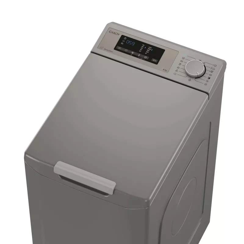 Candy TCA283DR2-S práčka s horným plnením 8 kg 1200 ot/min antracitová