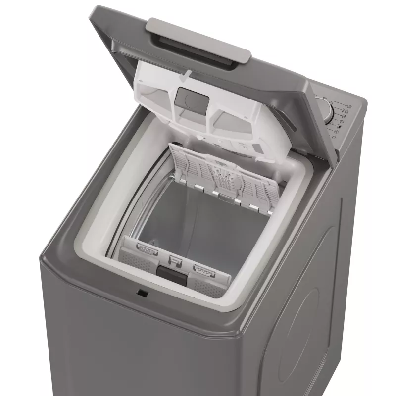 Candy TCA283DR2-S práčka s horným plnením 8 kg 1200 ot/min antracitová