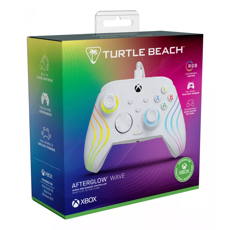 Gamepad Turtle Beach Afterglow Wave biela USB PC Xbox Series S X