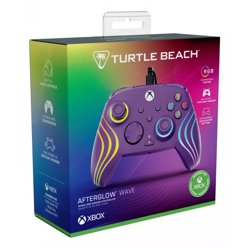 Gamepad Turtle Beach Afterglow Wave fialová USB PC Xbox Series X