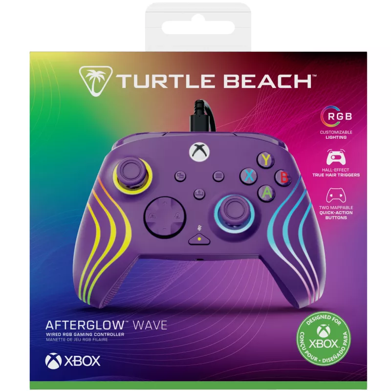 Gamepad Turtle Beach Afterglow Wave fialová USB PC Xbox Series X