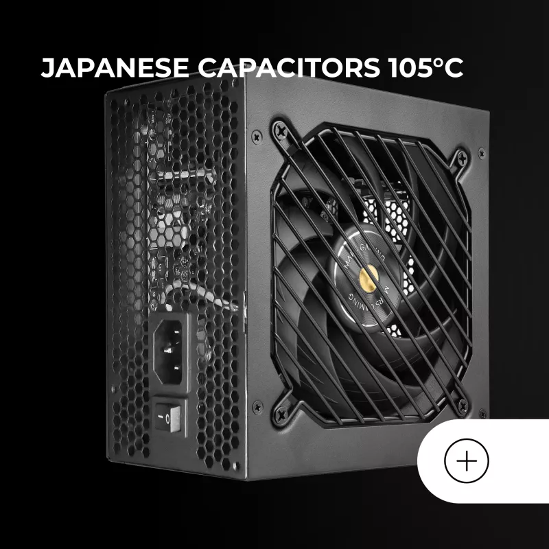 Mars Gaming MPB650SIM napájací zdroj 650 W 24-pin ATX ATX čierny