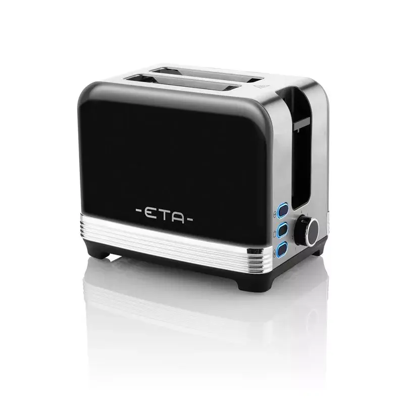 Hriankovač ETA Storio 9166 90020 — 2 plátky, 930 W, čierny, 1,65 kg