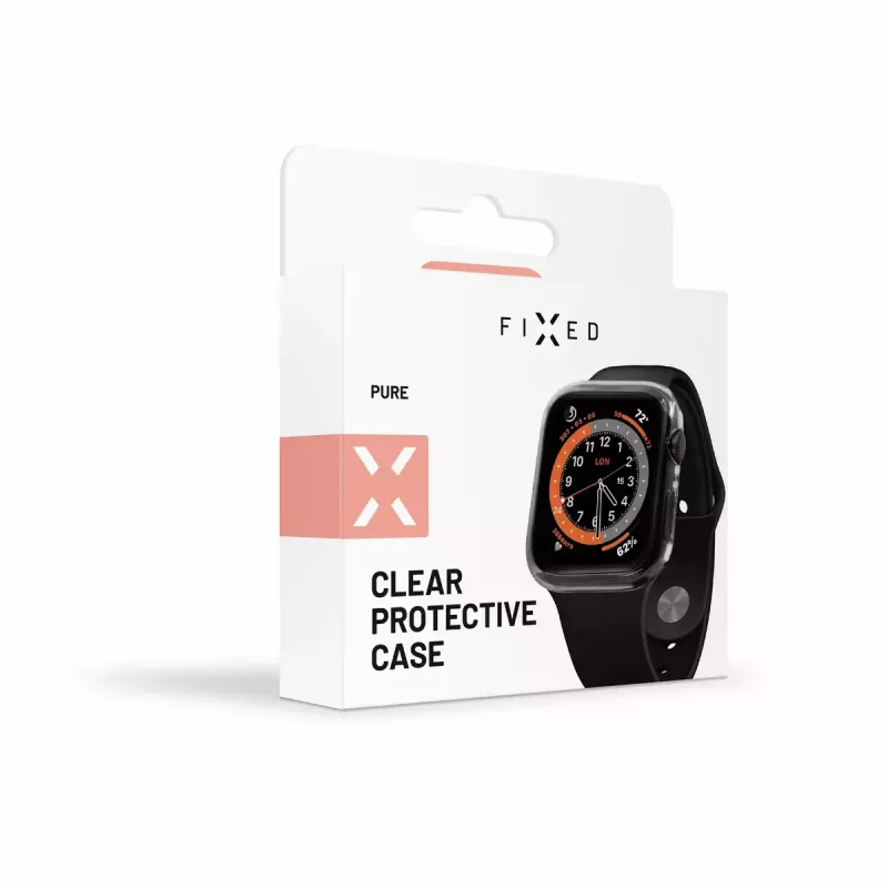 Ochranná fólia na displej FIXED pre Apple Watch 44mm, polykarbonát číra, plné krytie