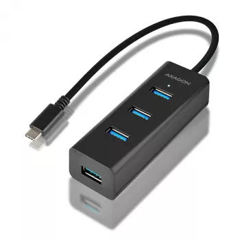 Axagon HUE-S2C rozbočovač USB 3.2 Gen 1 (3.1 Gen 1) Type-A 5000 Mbit/s čierna