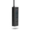 Axagon HUE-S2C rozbočovač USB 3.2 Gen 1 (3.1 Gen 1) Type-A 5000 Mbit/s čierny