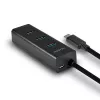 Axagon HUE-S2C rozbočovač USB 3.2 Gen 1 (3.1 Gen 1) Type-A 5000 Mbit/s čierny