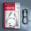 Axagon BUCM432-CM10AB USB kábel USB4 Gen 3x2 1 m USB C čierny