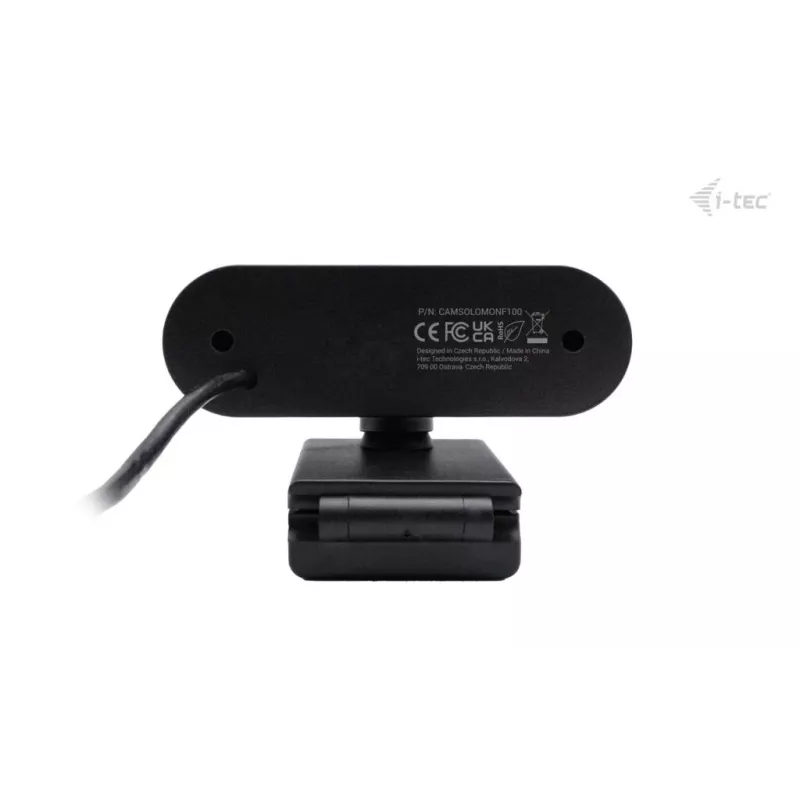 Webkamera ITEC SOLOMON 100 1080p, 2 MP, Full HD 1920×1080, USB, držiak na klip, čierna