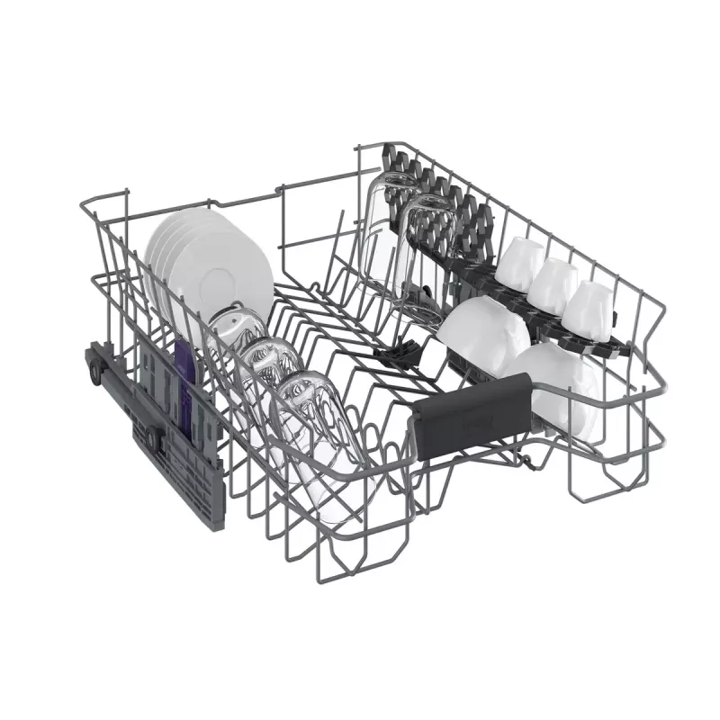 Umývačka riadu BEKO DIS46120 plne integrovaná slimline 45 cm, 11 jedálenských súprav, biela, 46 dB, energetická trieda E
